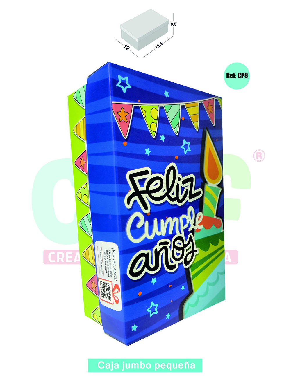 CAJA JUMBO COLOR PEQUEÑA   CP8