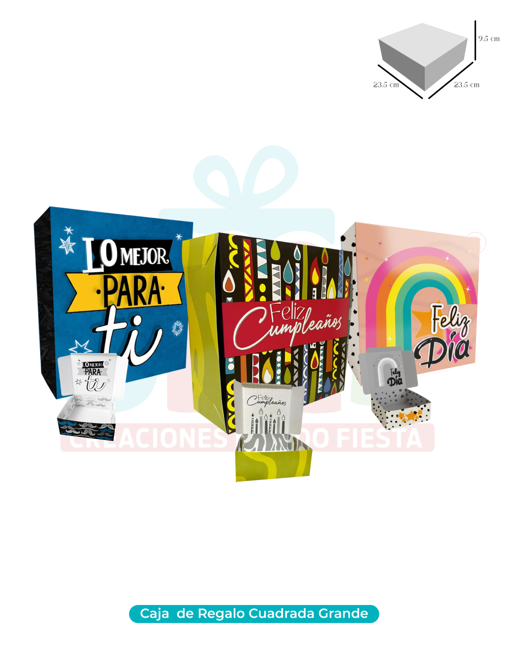  CAJA DE REGALO CUADRADA GRANDE