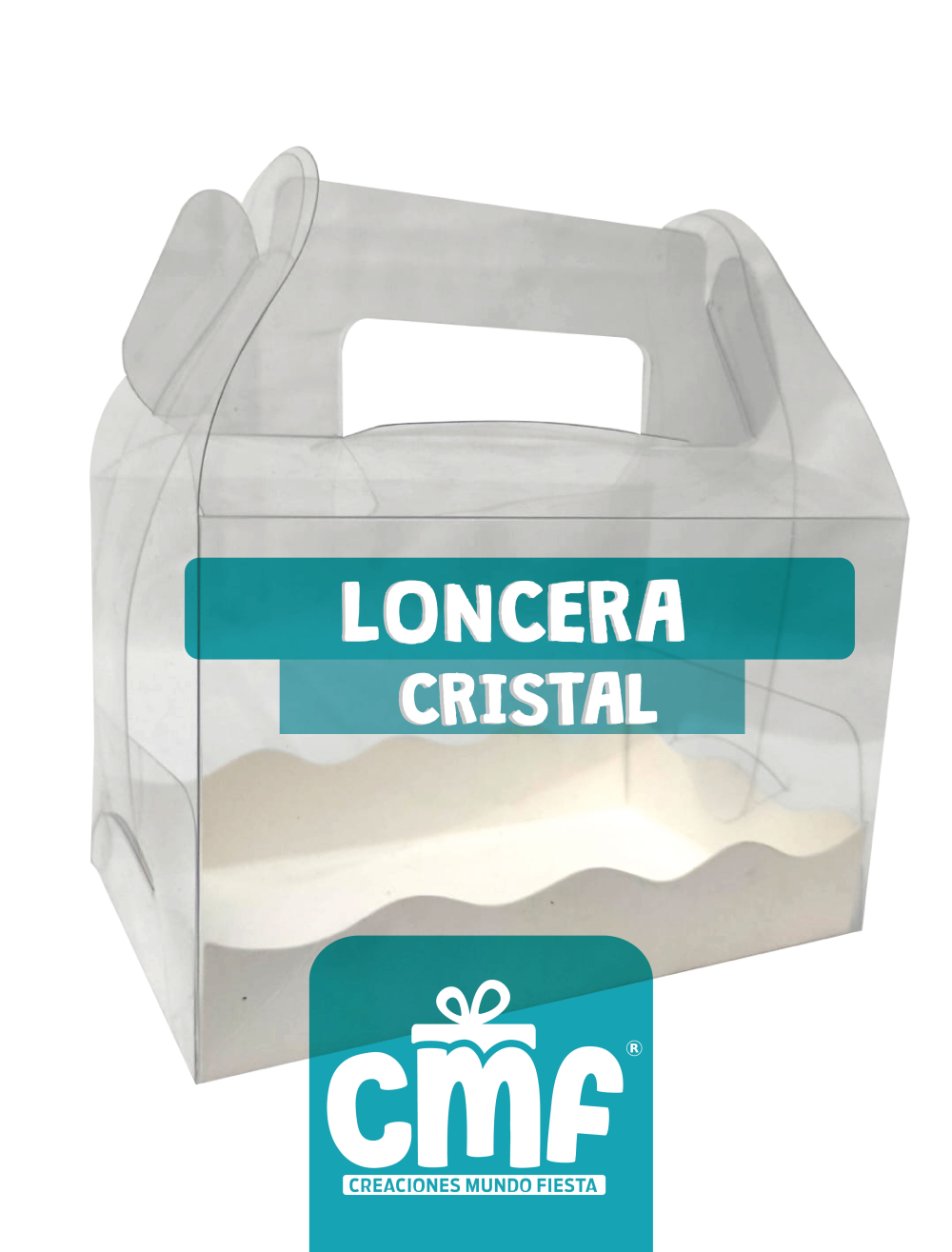 CAJA LONCHERA CRISTAL PEQUEÑA 10X16