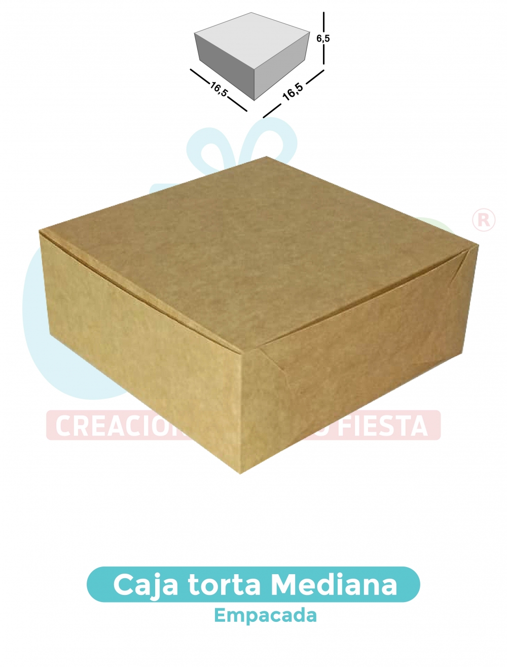 CAJA TORTA MEDIANA BASICA