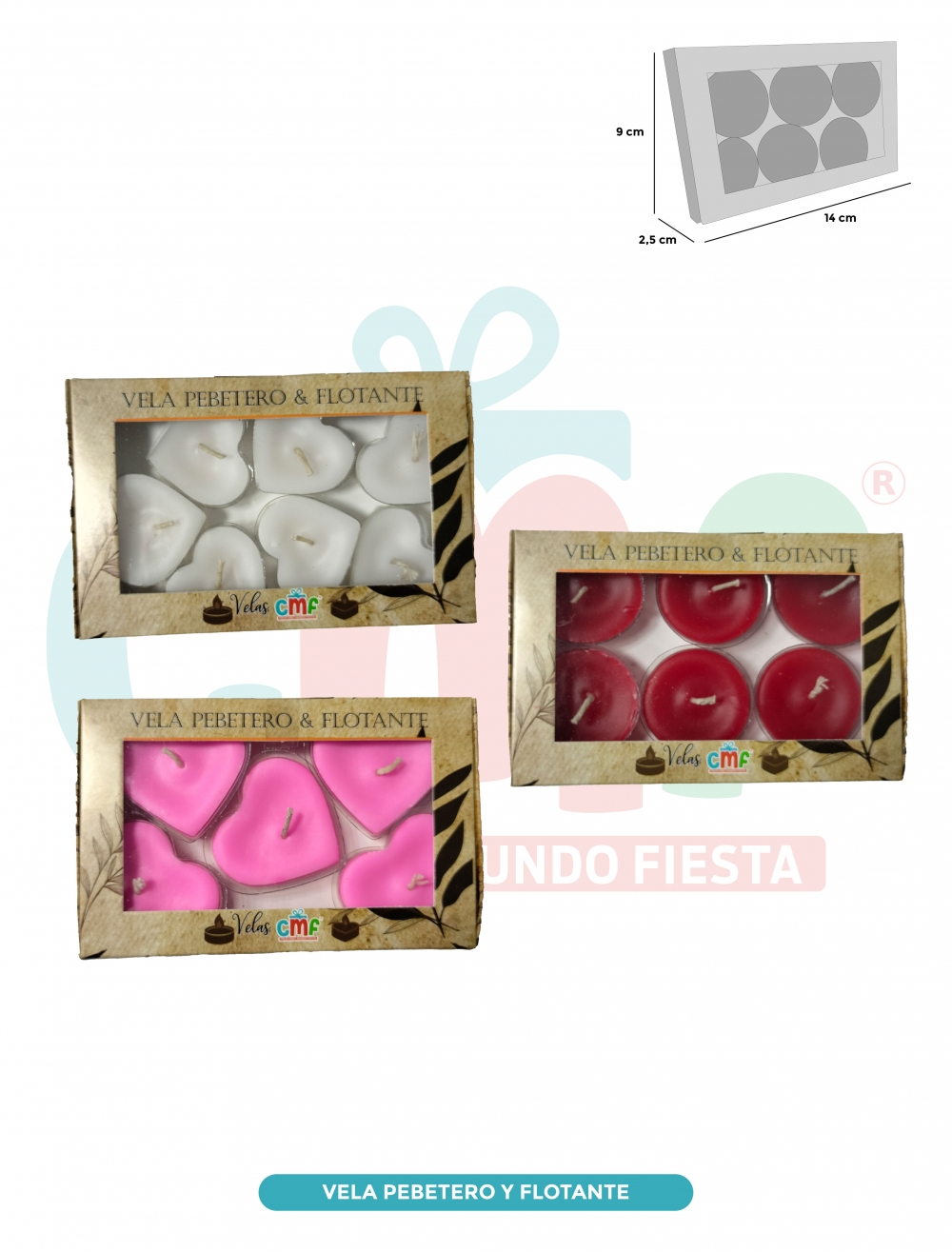 VELA PEBETERO Y FLOTANTE 