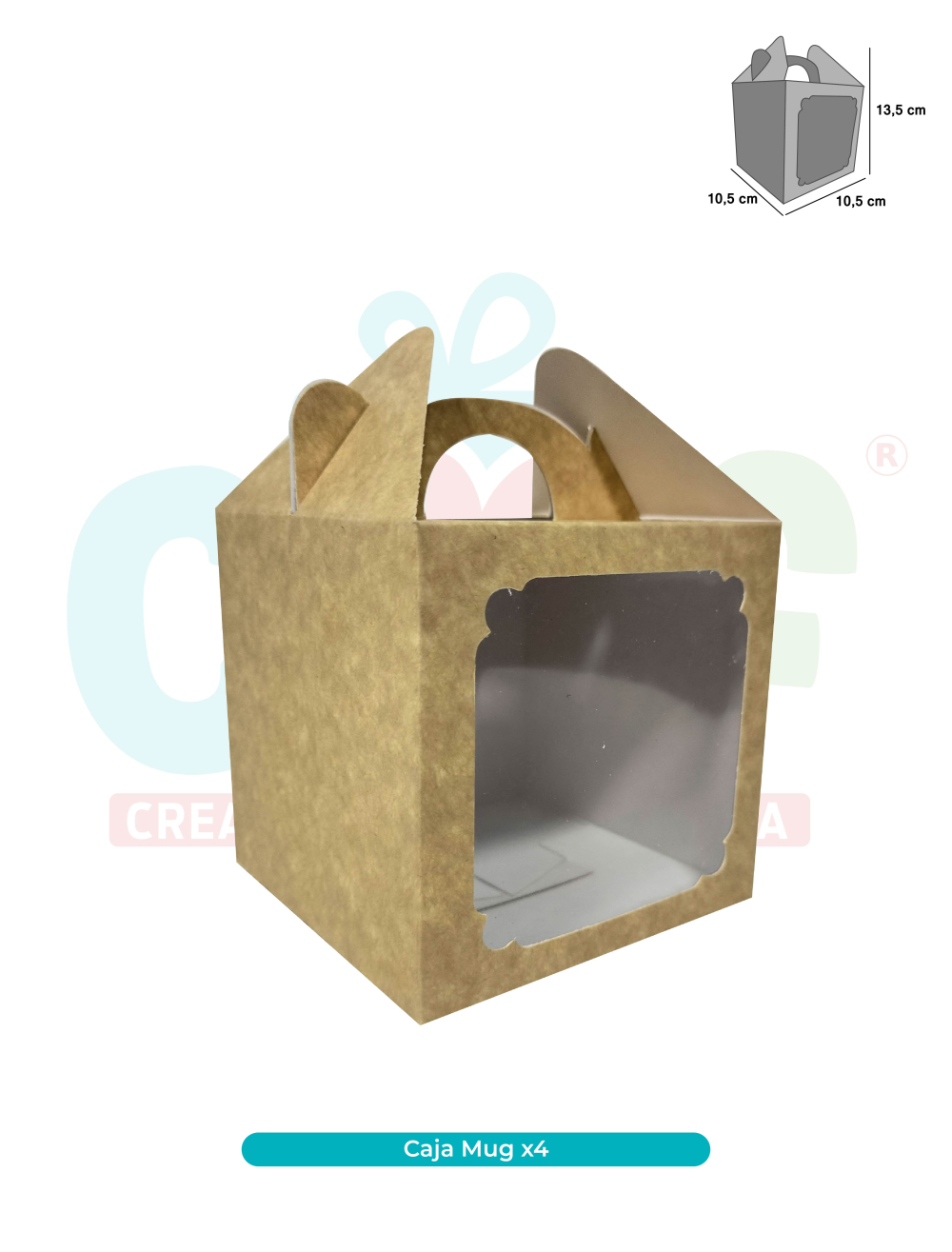 CAJA MUG X 4