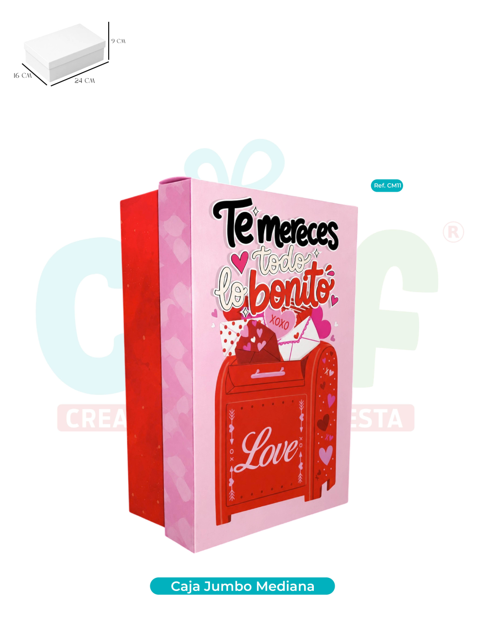 CAJA JUMBO COLOR MEDIANA  CM11
