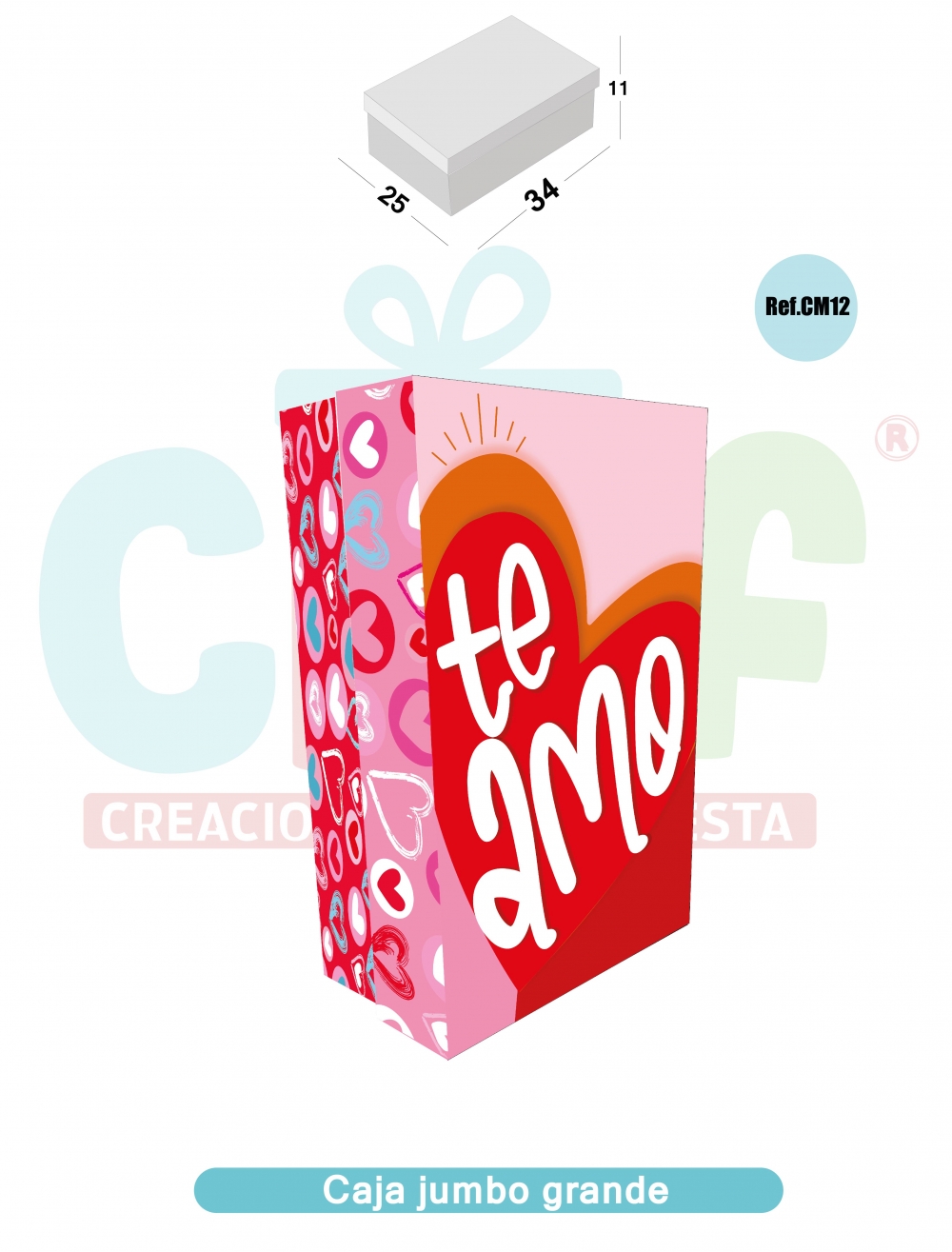 CAJA JUMBO COLOR GRANDE  CG12