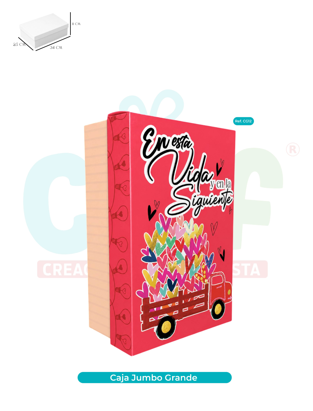CAJA JUMBO COLOR GRANDE  CG12