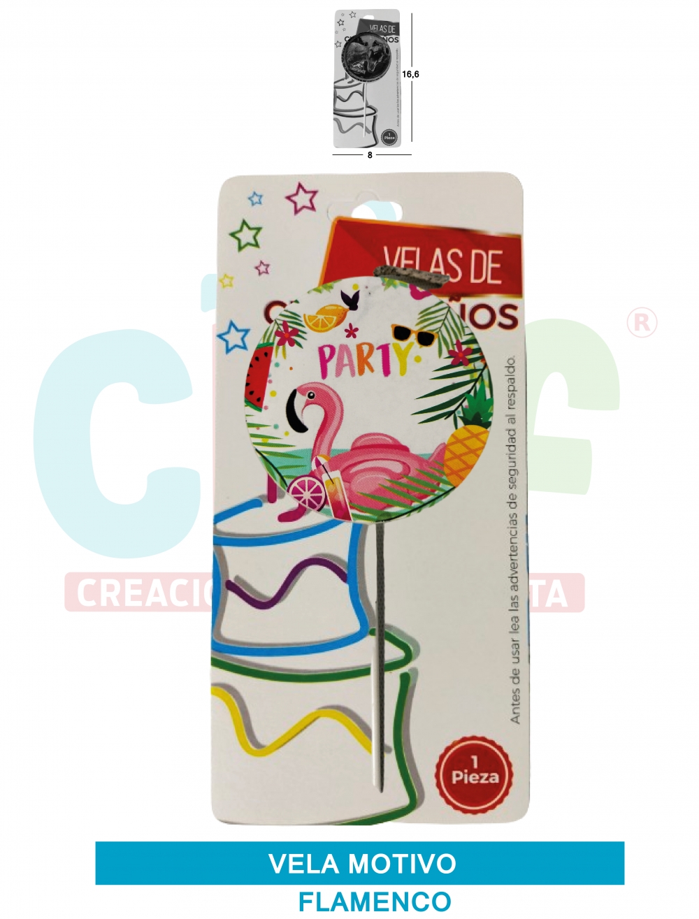 VELA MOTIVOS GRUPO B FLAMENCO