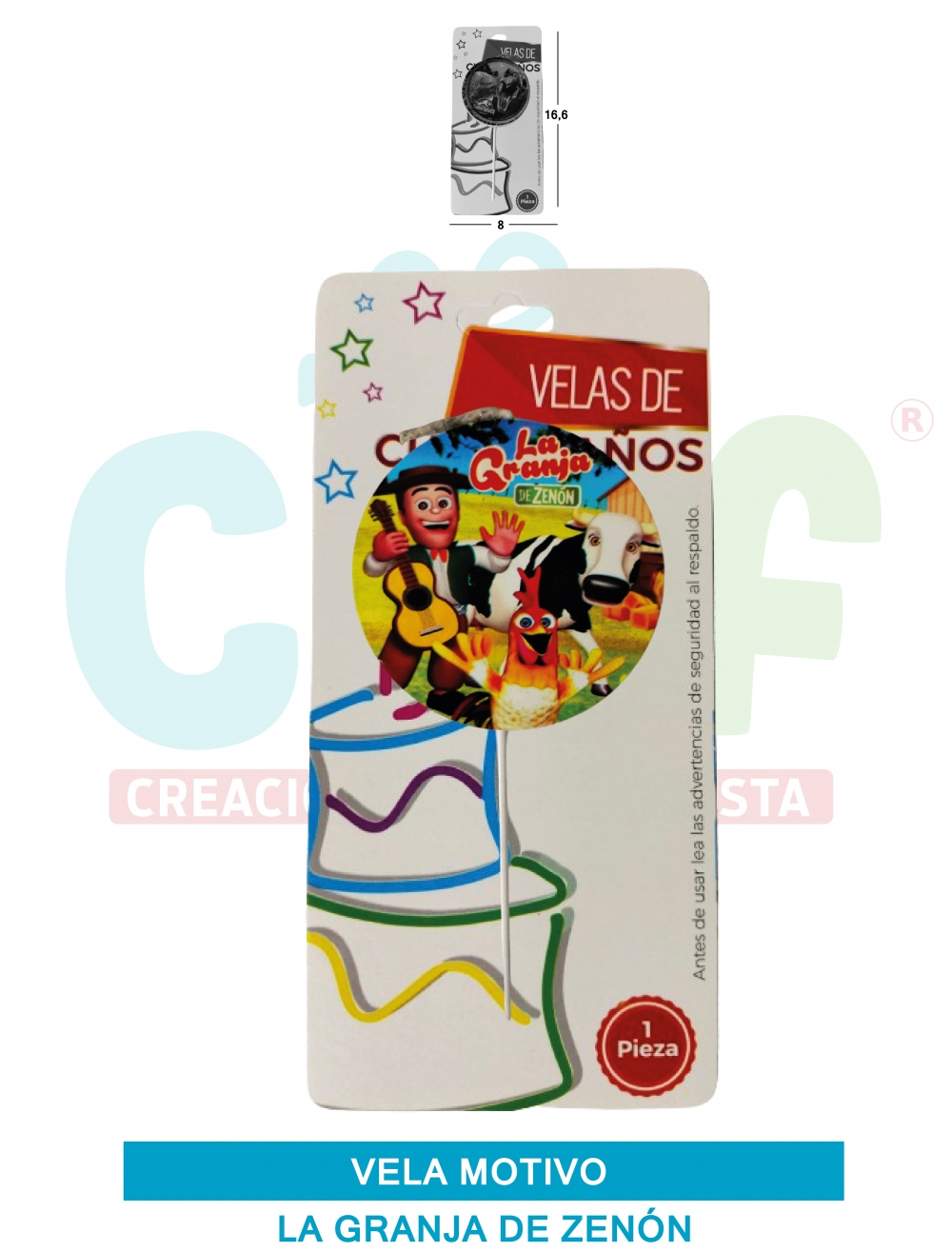 VELA MOTIVOS GRUPO C LA GRANJA DE ZENON