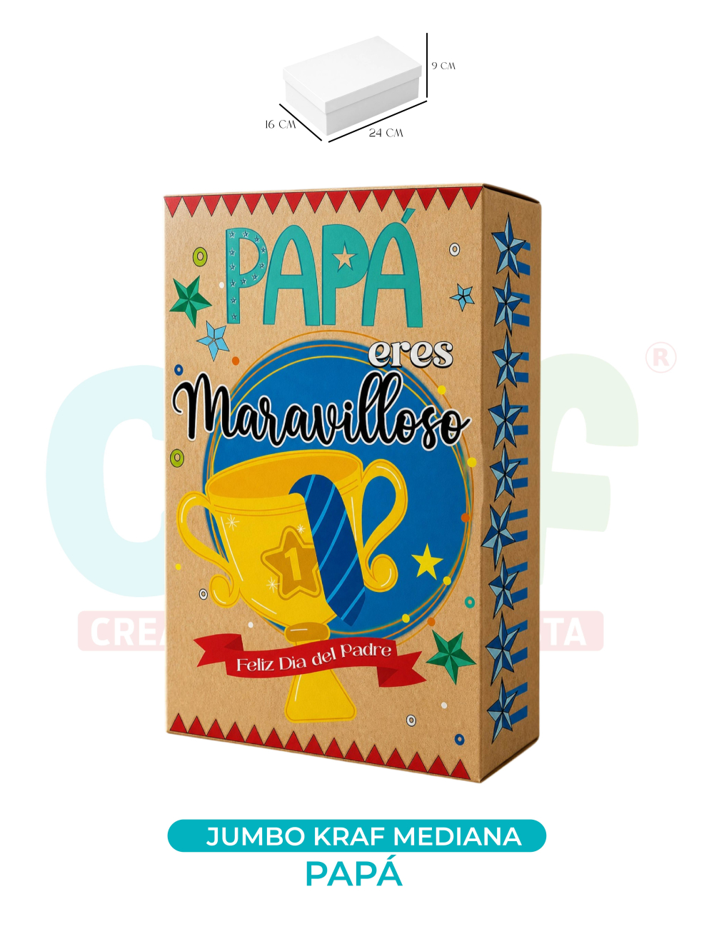 CAJA JUMBO KRAFT  COLOR MEDIANA  KPM1 PADRE