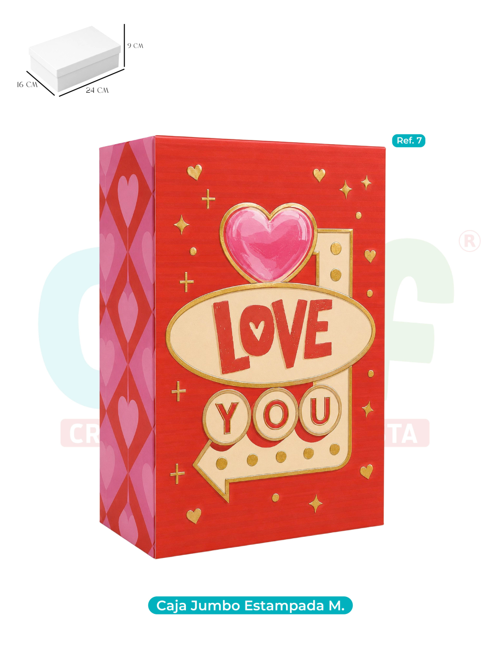JUMBO MEDIANA ESTAMPADA   REFERENCIA 7