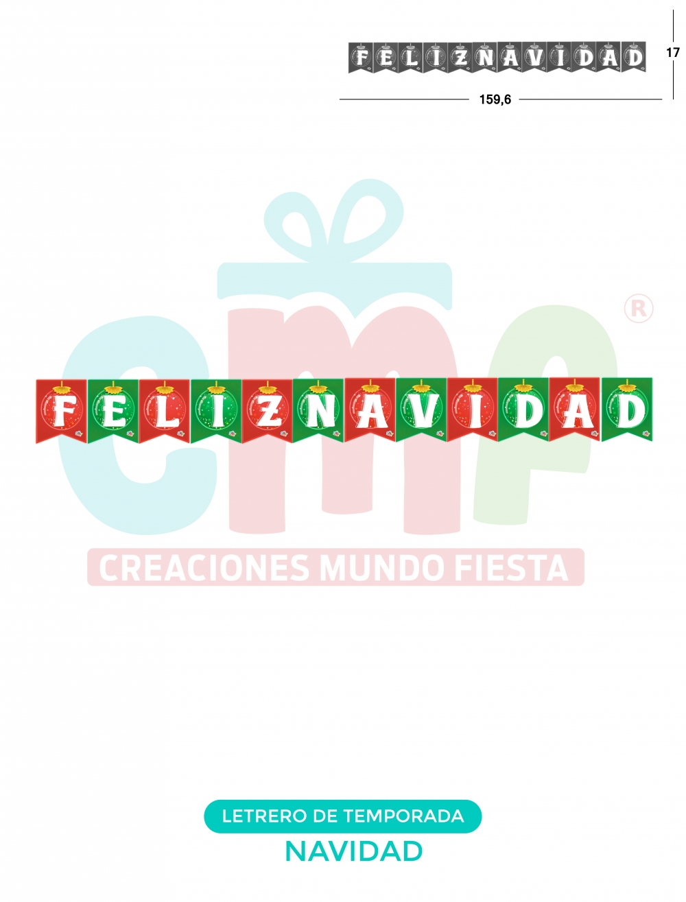LETRERO TEMPORADA   NAVIDAD<br>