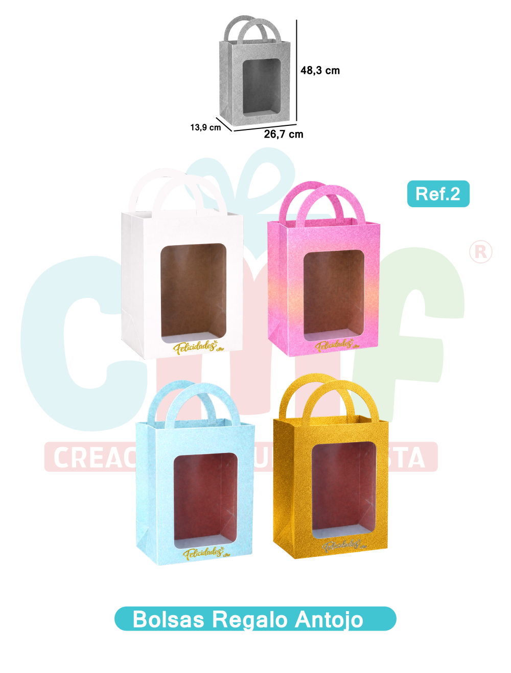 BOLSA REGALO ANTOJO X4 UND  REF2