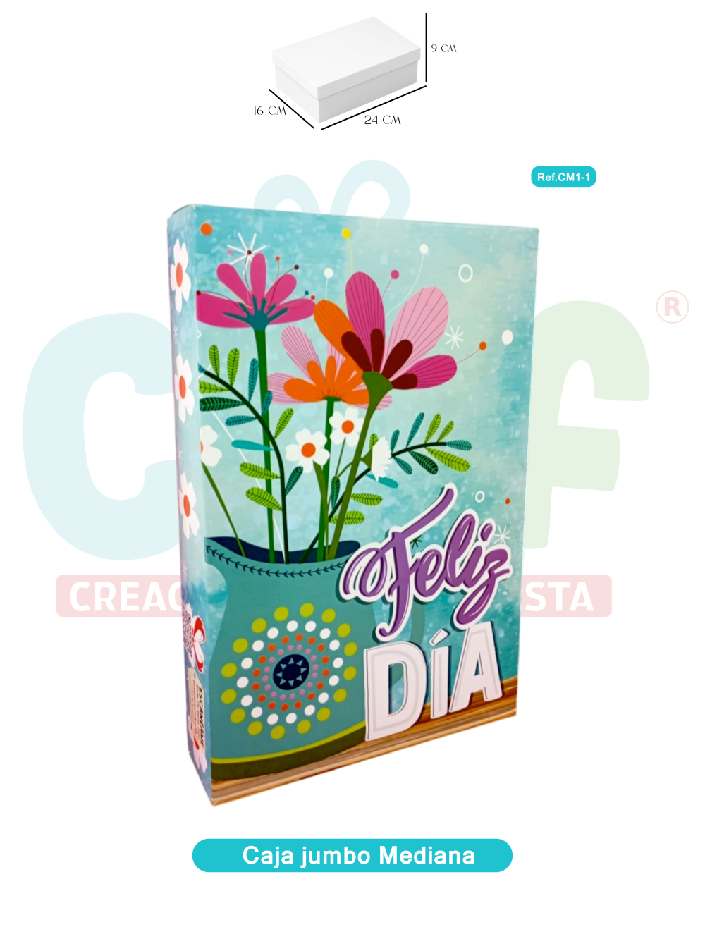 CAJA JUMBO COLOR MEDIANA  CM1-1
