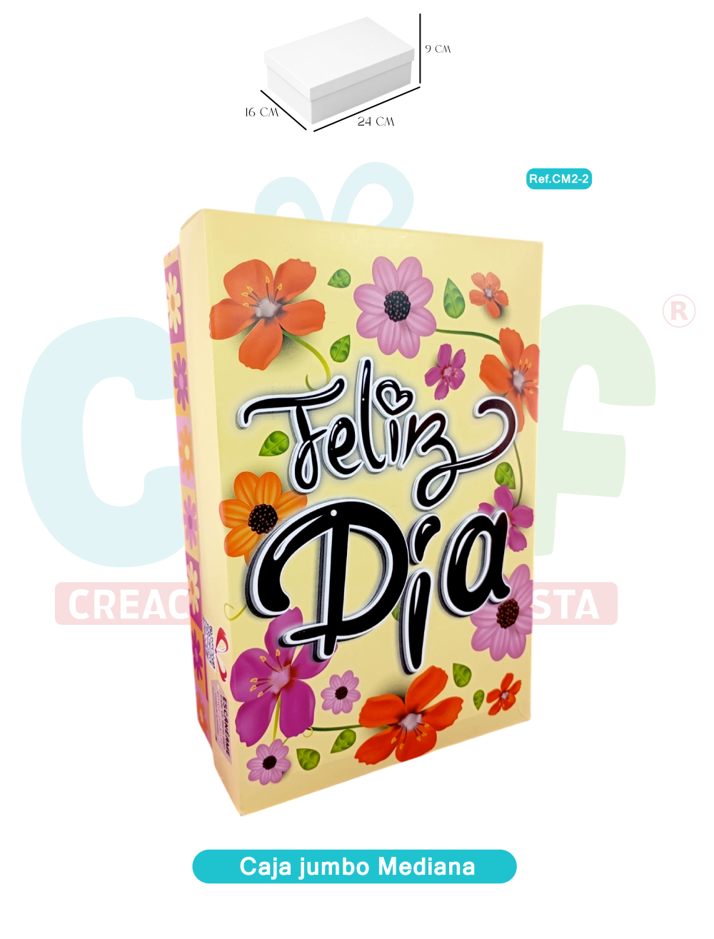 CAJA JUMBO COLOR MEDIANA  CM2-2
