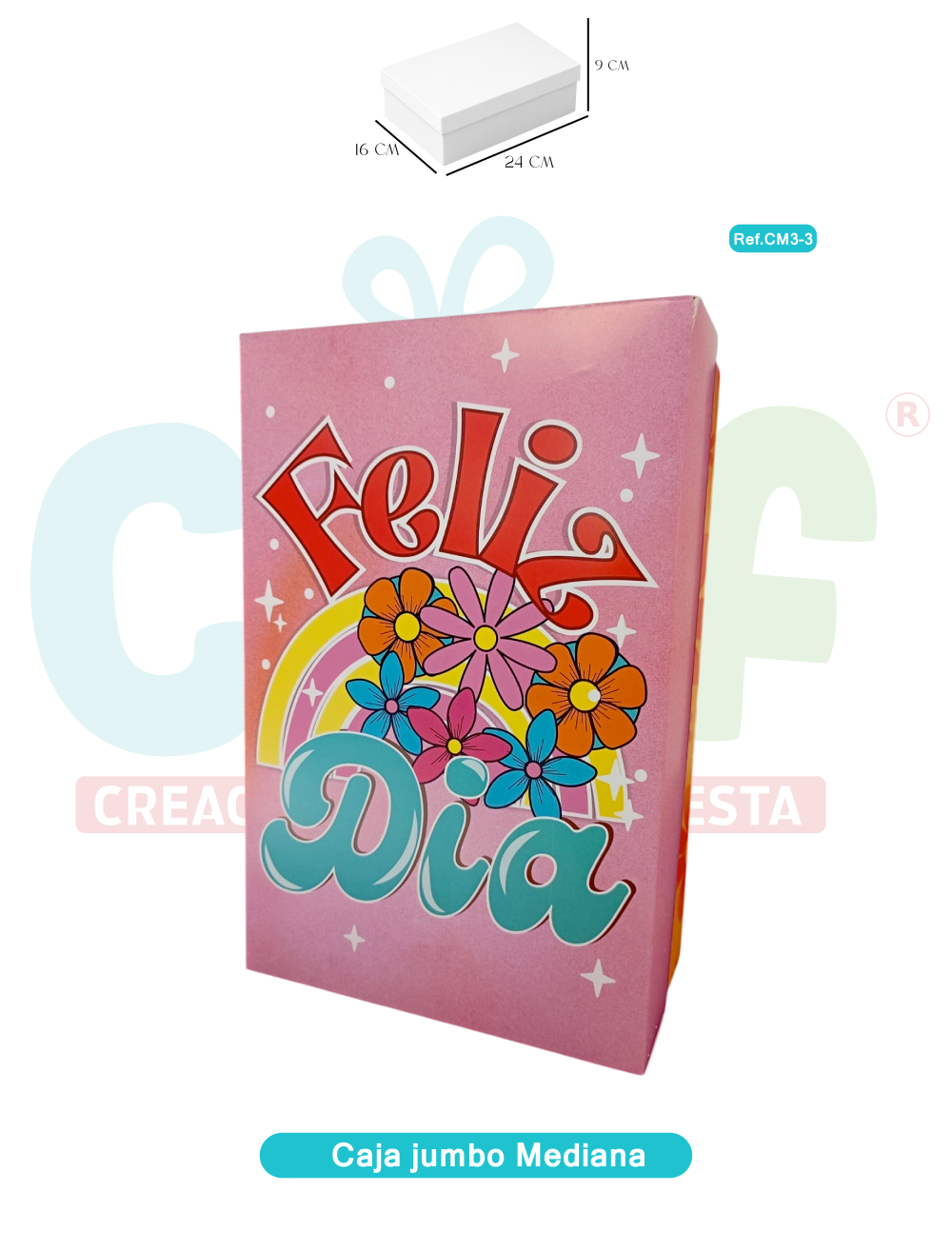 CAJA JUMBO COLOR MEDIANA  CM3-3