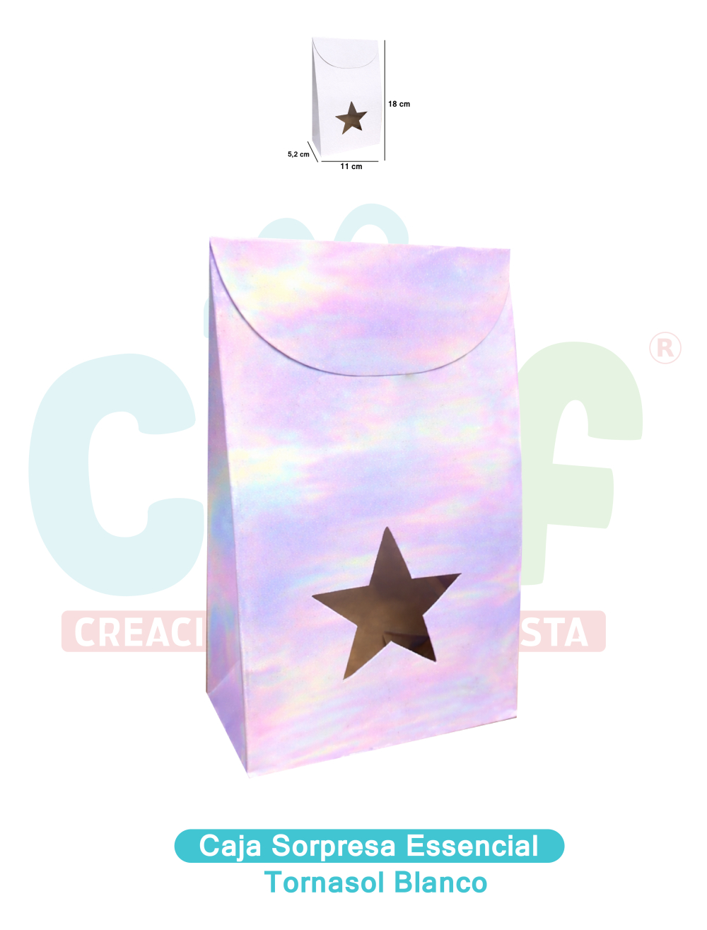 CAJA SORPRESA ESSENCIAL  TORNASOL BLANCO