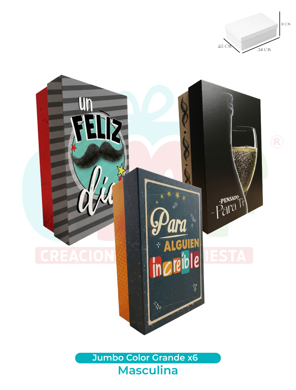 JUMBO COLOR GRANDE X6   MASCULINOS