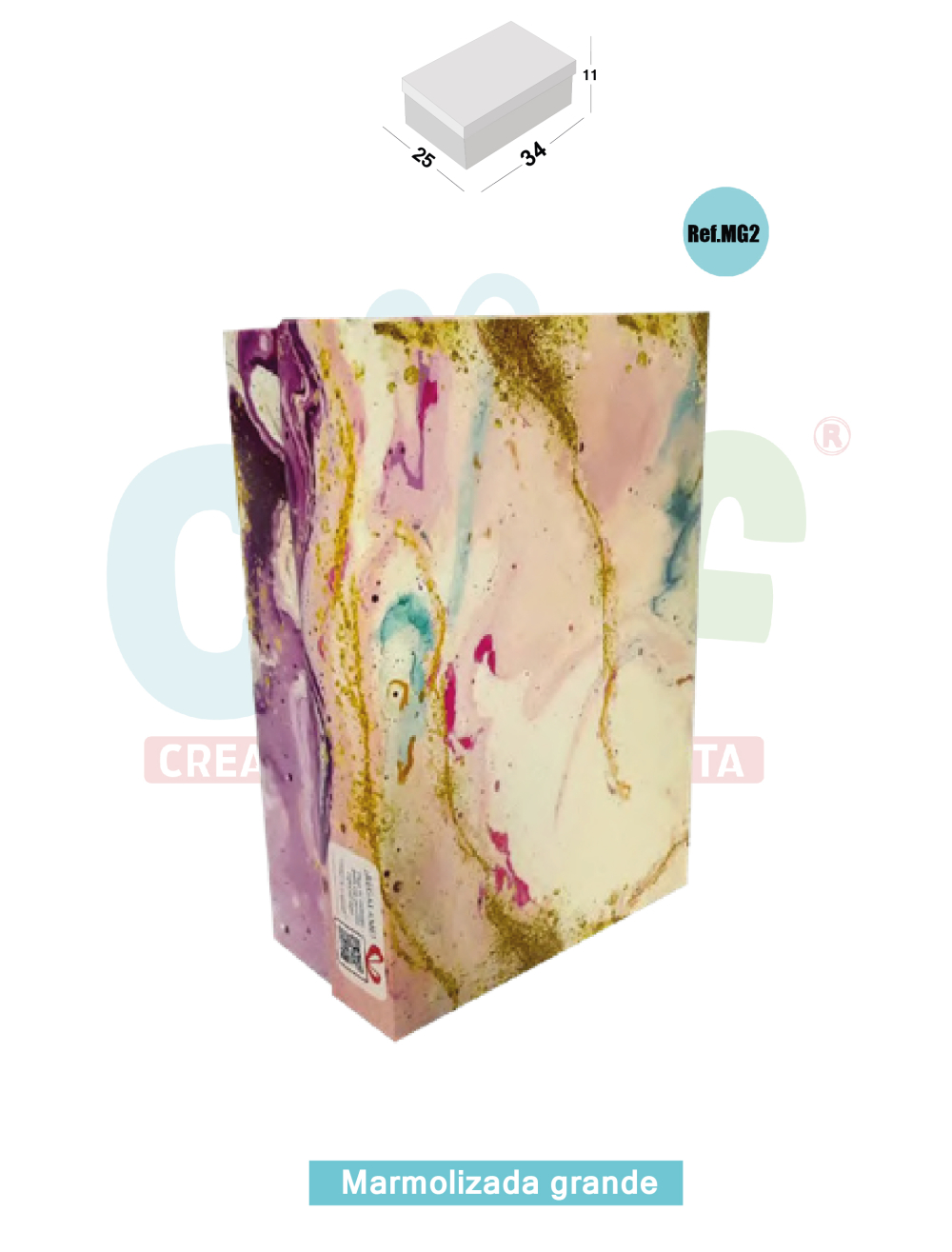 JUMBO MARMOLIZADA GRANDE X4  MG2