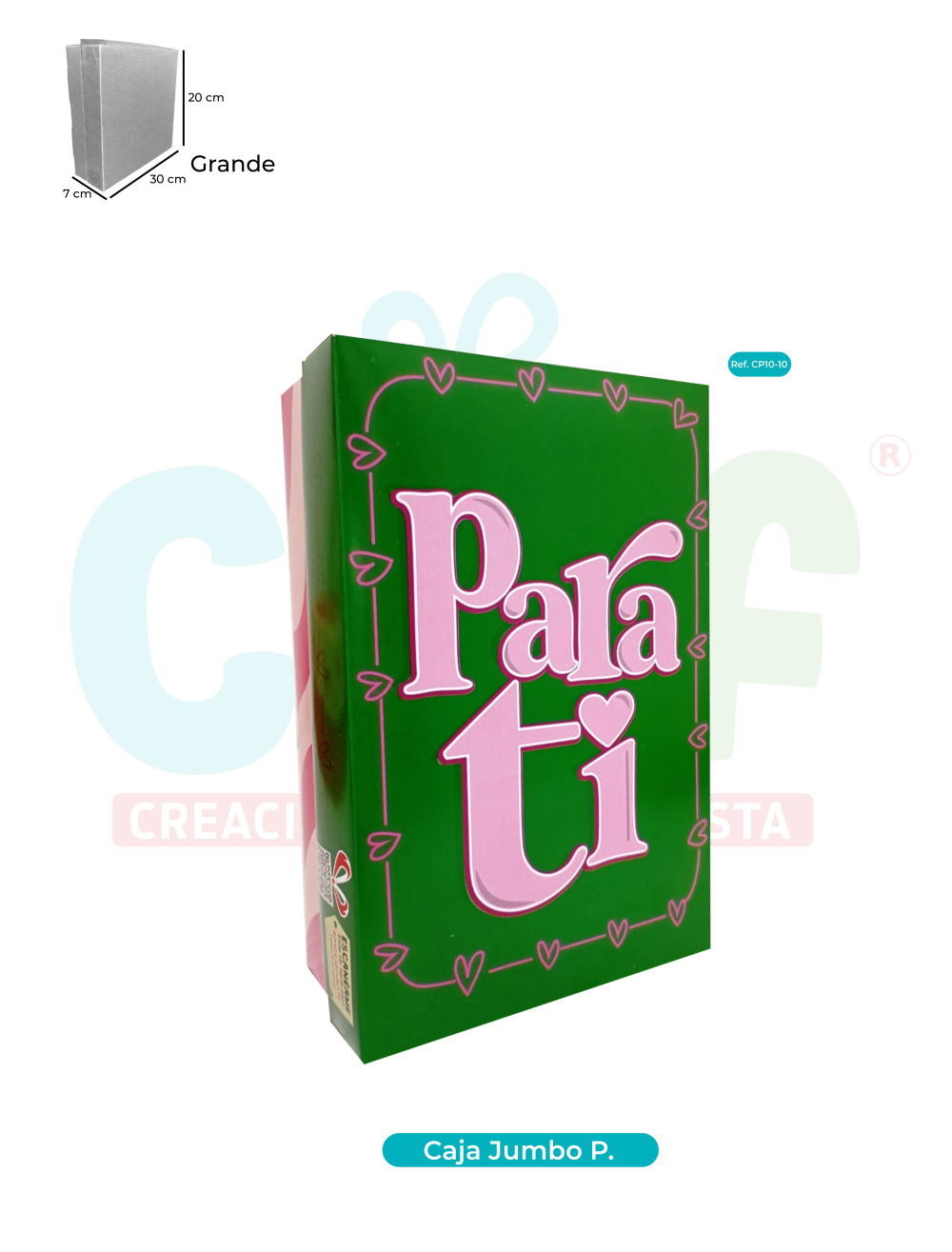 CAJA JUMBO COLOR PEQUEÑA   CP10-10