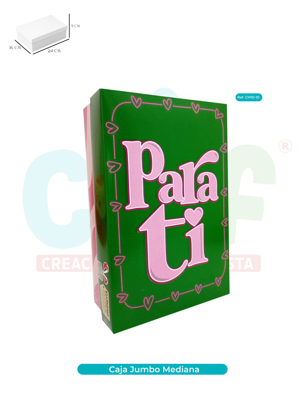 CAJA JUMBO COLOR MEDIANA  CM10-10