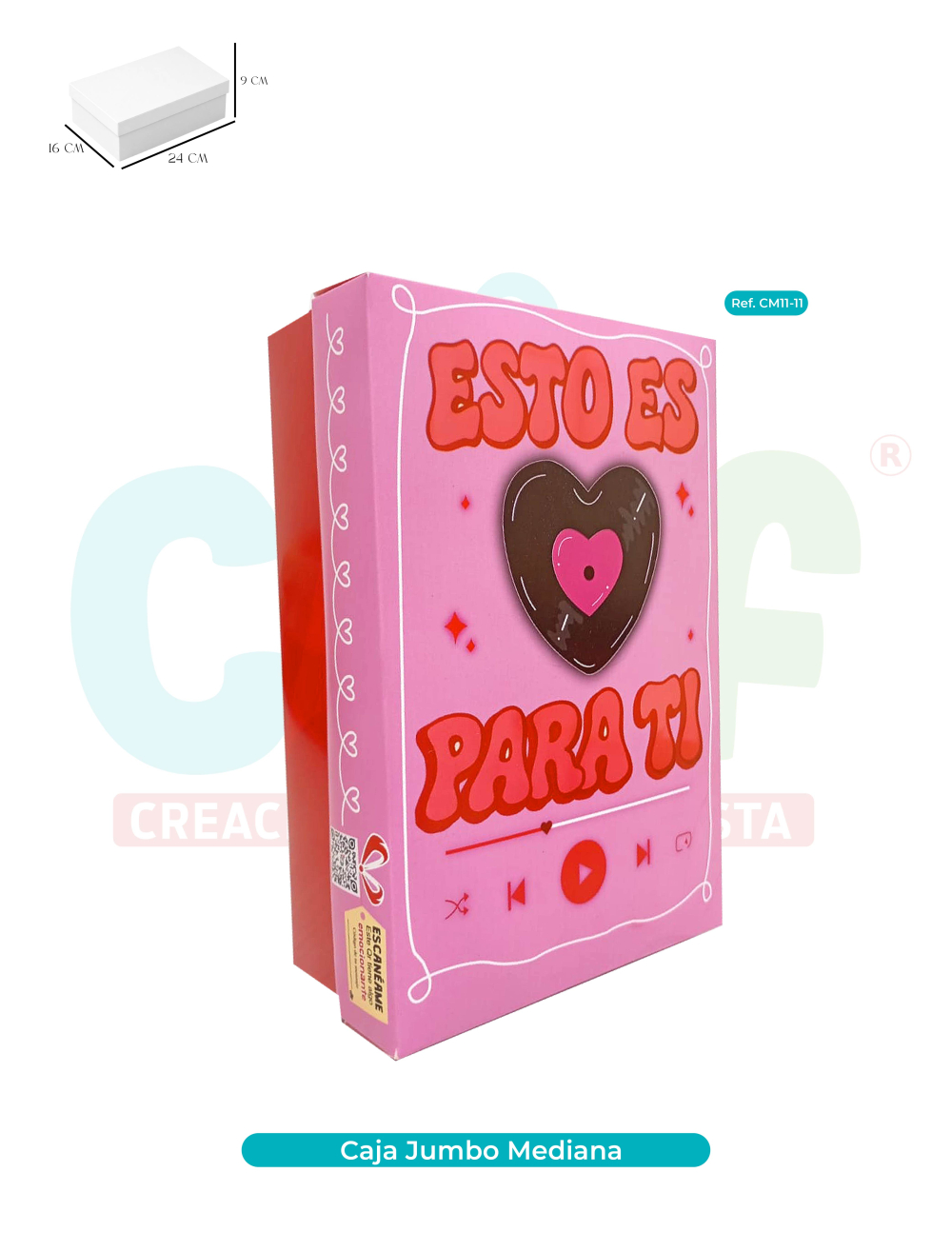 CAJA JUMBO COLOR MEDIANA  CM11-11