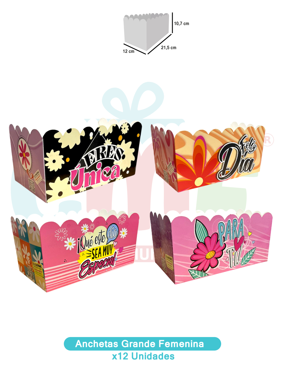 BASE ANCHETA GRANDE X12 GRANDE MUJER TODA OCASIÓN