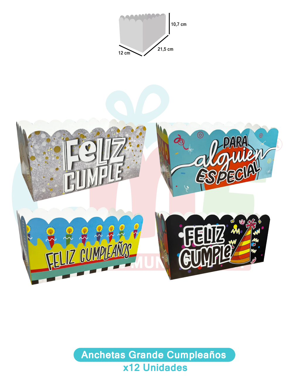 BASE ANCHETA GRANDE X12 GRANDE CUMPLEAÑOS