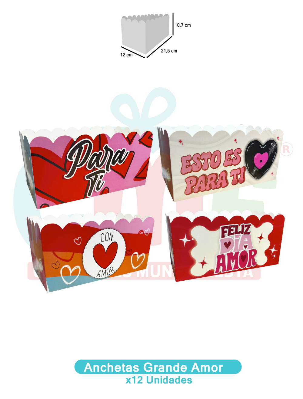 BASE ANCHETA GRANDE X12 GRANDE AMOR 