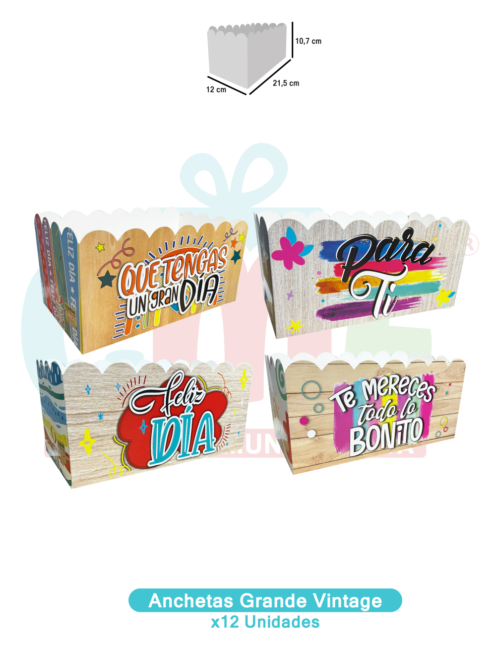 BASE ANCHETA GRANDE X12 GRANDE VINTAGE