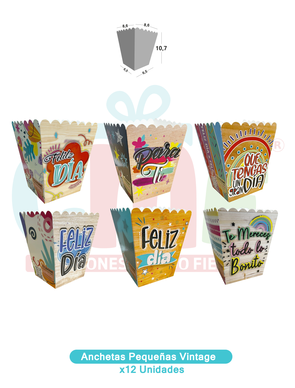 BASE ANCHETA PEQUEÑA X12 PEQUEÑA VINTAGE