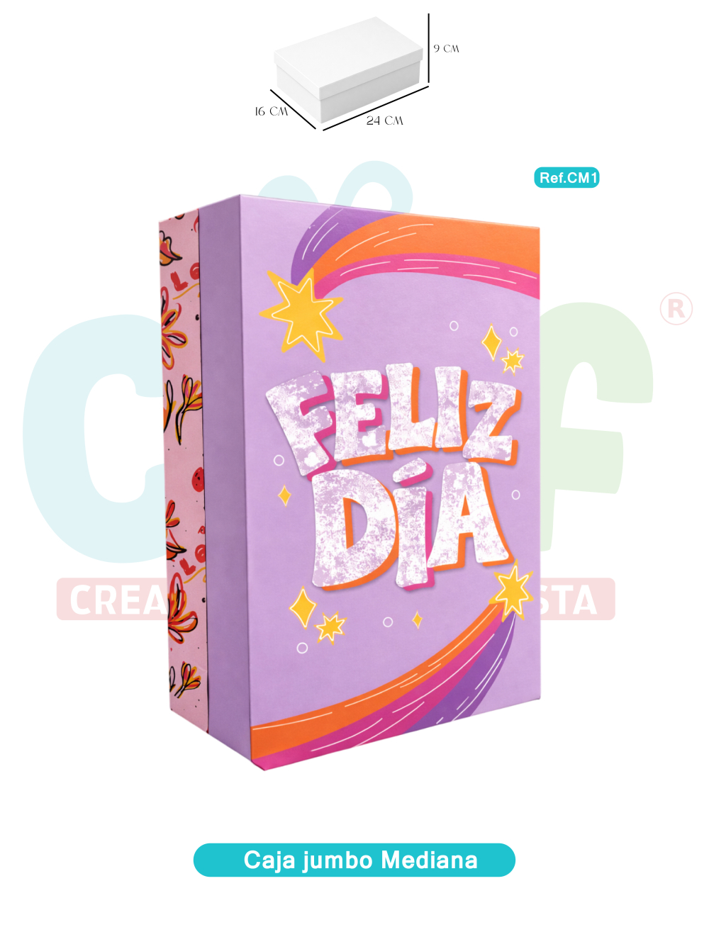 CAJA JUMBO COLOR MEDIANA  CM1